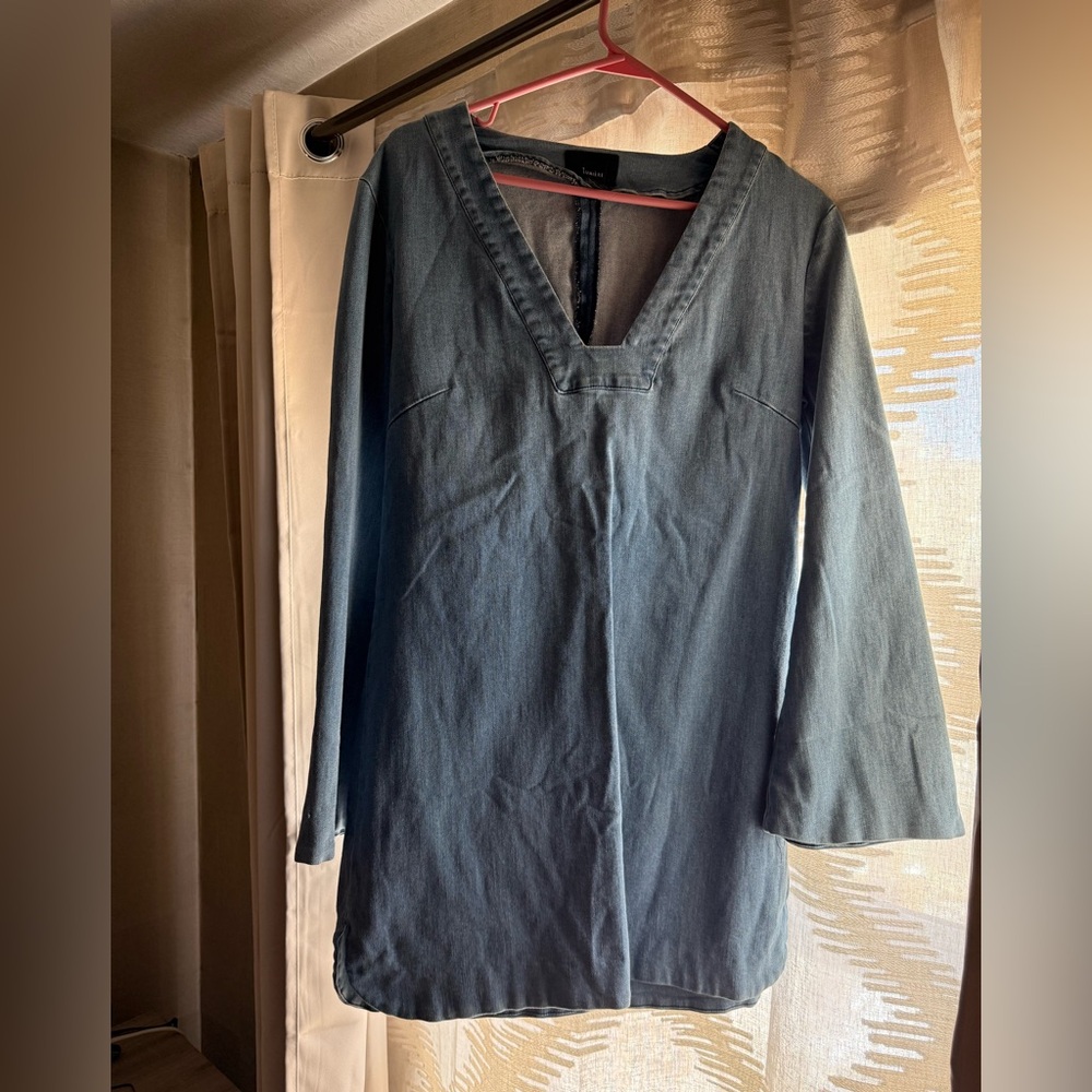 Lumiere Blue Denim Mini Dress